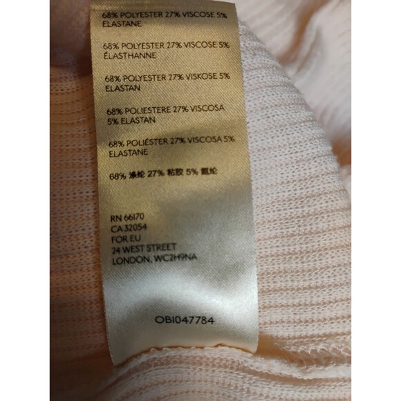 We The‎ Free (Free People) Light Pink Cowl Neck Sweater Womens, Size L - Picture 5 of 7